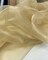 Champagne Crystal Organza Fabric by the Yard, 60" Wide Sheer Lightweight Organza for Wedding Dresses, Event Decor, Curtains & Sewing